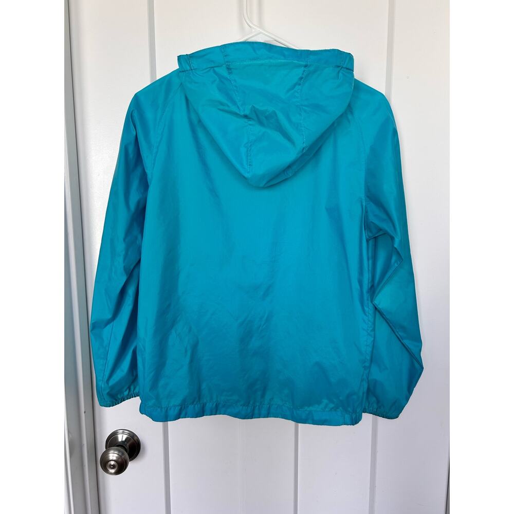 The North Face Hydrenalite Girls Hooded Windbreaker Rain Jacket‎ Blue SZ L 14-16 - Picture 7 of 11